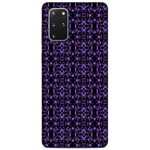 Lopard Samsung Galaxy S20 Plus Uyumlu Kılıf PiXel (22) Tam Koruma Kılıfı Mor