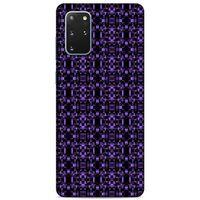 Lopard Samsung Galaxy S20 Plus Uyumlu Kılıf PiXel (22) Tam Koruma Kılıfı Mor