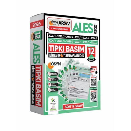 2026 ALES ÖSYM Çıkmış Soru 12li Tıpkı Basım ve 18li (10+8) Anamorfik Özgün Deneme Paketi TG Çözümlü