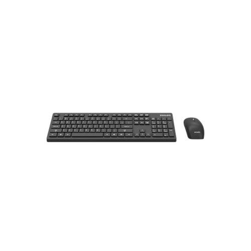 PHILIPS SPT6602B/62, C602, Siyah, Kablosuz, Türkçe Q, M.Medya, Klavye Mouse Set