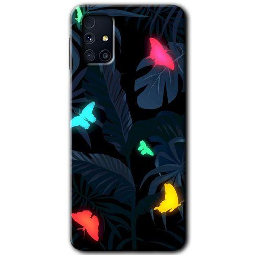 Galaxy M31s Kılıf HD Desen Baskılı Arka Kapak - Lighter Butterfly