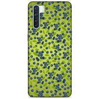 Frutix Blueberry 02 Oppo A91 Kılıf Desenli Silikon