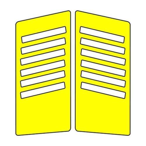 SEVGENT Cg Florasan Sarı Yan Kapak Sticker