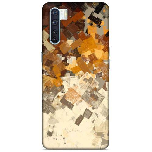 Lopard Oppo A91 Uyumlu Kılıf Soyut Sanat (34) Desenli Slim Armor Kılıf