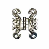 Dekoratif Sac Kelebek Menteşe - Küçük, Nikel, 100 Adet