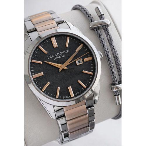 Lee Cooper Nişan Ve Damatlara Özel Bileklik Hediyeli 2 Yıl Garantili Erkek Kol Saati ELC.08231.350