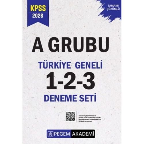 2026 KPSS A Grubu Tamamı Çözümlü Türkiye Geneli 1-2-3 Deneme Seti Pegem Yayınları