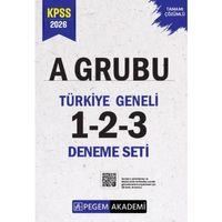 2026 KPSS A Grubu Tamamı Çözümlü Türkiye Geneli 1-2-3 Deneme Seti Pegem Yayınları