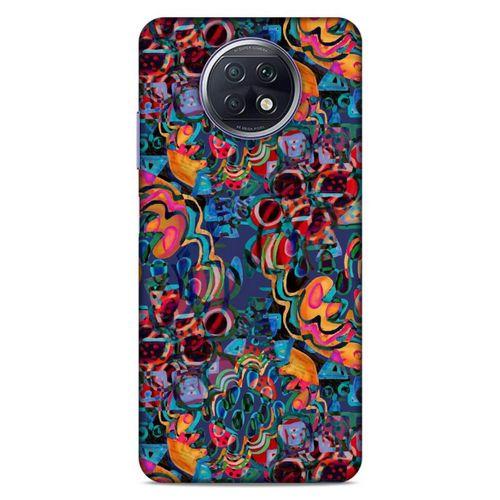 Lopard Xiaomi Redmi Note 9T Uyumlu Kılıf Soyut Sanat (28) Desenli Arka Kapak