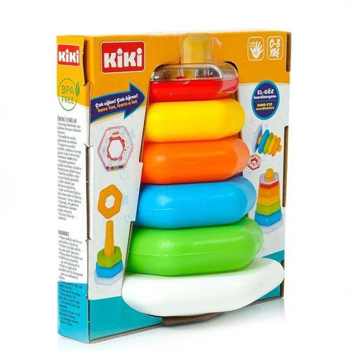 Çocuk Renkli Altıgen Halkalar Çıngıraklı AE-1510