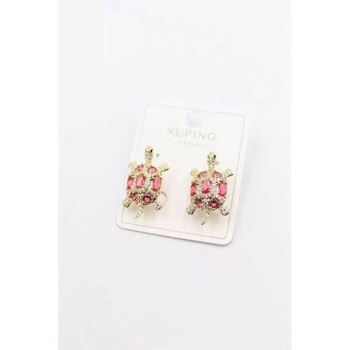 Kaplumbağa Küpe - Pembe