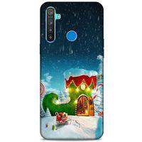 Oppo Realme 5i Kılıf Snowix (4) Koruma Kılıfı Yeşil Lacivert