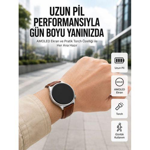 10 Gün Şarj Dayanımı Sunan Amoled Ekran Akıllı Saat Yeni Nesil