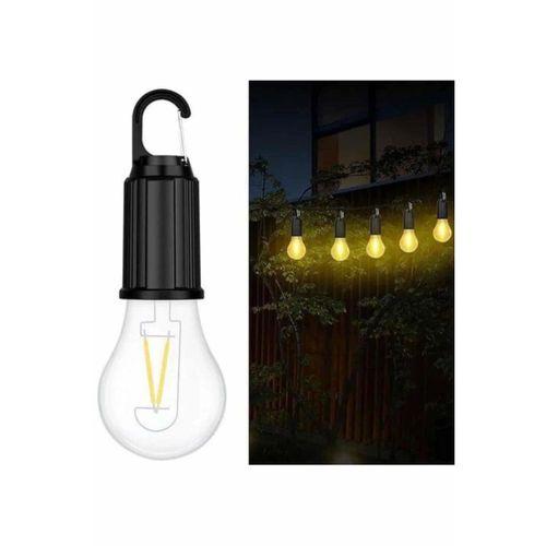 Şarjlı Dekoratif Kamp Lambası Askılı Ampul Led Işık Type-c Girişli