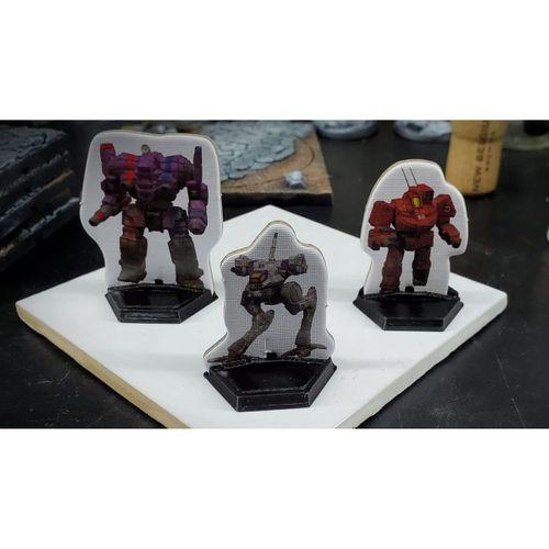 American Mecha - Hex Standee Bases - 5139133