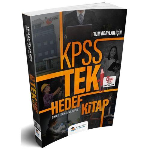 KPSS GY GK Tek Hedef Kitap Akademi Denizi