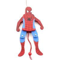 Ahşap Salanan Örümcek Adam Figürü Alk1195