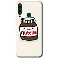 Huawei Y6P Kılıf HD Desen Baskılı Arka Kapak - Nutella Aşkım