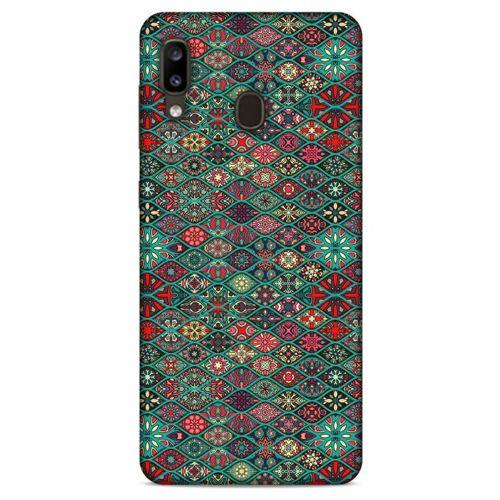 Ethnic Culture (12) Samsung Galaxy A20 Kılıf Silikon Kapak Desenli