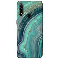 Oppo A31 Uyumlu Kılıf Yeşil Delisi (6) Silikon Kılıf Tropikal orman yeşili