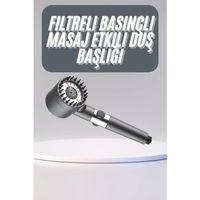 Yüksek Performanslı Masaj Etkili Su Tasarruflu Duş Başlığı Krom Kaplama Uzun Ömürlü