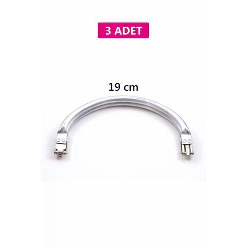 Gizli Metal Oval Çanta Bursu – 3 Adet - 19 cm - Metal Çanta Aparatı Çanta Aksesuarı