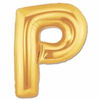 P Harf Folyo Balon Altın Renk 40 inç