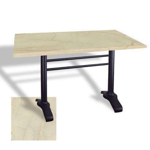 Dockers Çipa 3010 Döküm Ayak Masa 80x120 cm - (Werzalit, Wermodin ve Allzalit Tabla) - Golden Marble
