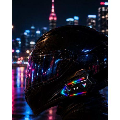 Bluetooth 5.3 Motosiklet Kask Intercom Gürültü Engelleyici Su Geçirmez Kulaklık