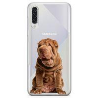 Samsung Galaxy A50s Kılıf Shar Pei Arka Kapak Koruma Desenli Full Koruyucu