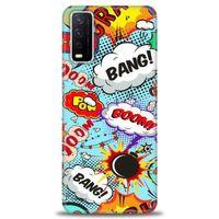 Vivo Y20 Kılıf HD Baskılı Kılıf - Bang Boom + Tam Ekran Koruyucu