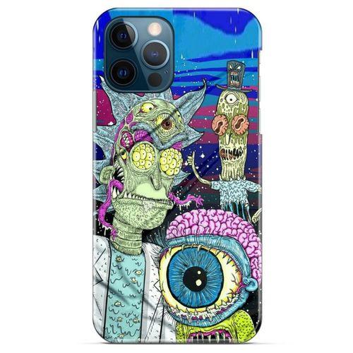 Apple iPhone 13 Pro Max Uyumlu Kılıf Rick And Morty (28) Arka Kapak Dimensional