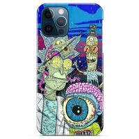 Apple iPhone 13 Pro Max Uyumlu Kılıf Rick And Morty (28) Arka Kapak Dimensional