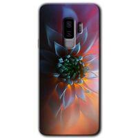Samsung Galaxy S9 Plus HD Baskılı Kılıf + 9D Tam Ekran Koruyucu - Çiçek Motif