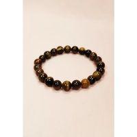 Kaplan Gözü Doğal Taş Bileklik Kutulu