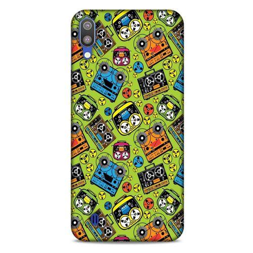 Retro (5) Desen Koruma Kabı Renkli Samsung Galaxy M10 Kılıf