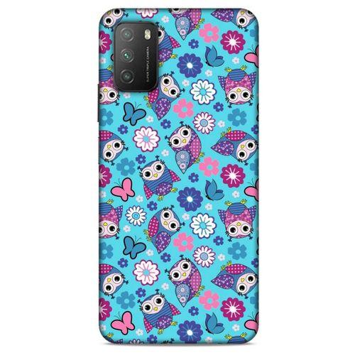 Lopard Xiaomi Poco M3 Uyumlu Kılıf Baykuşlar (11) Tam Koruma