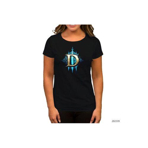 Diablo  Reaper Siyah Kadın Tişört