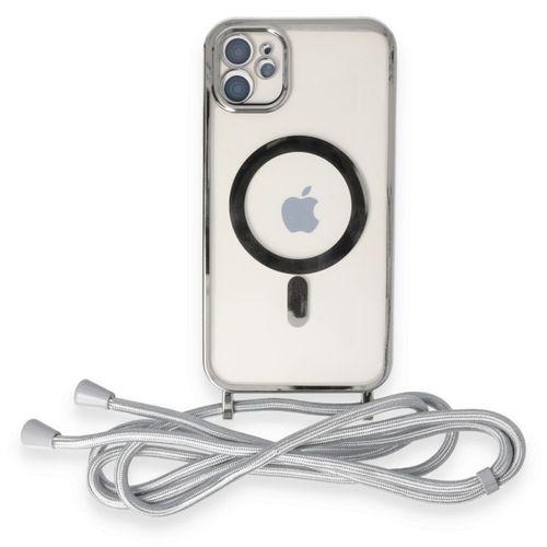 iPhone 11 Kılıf Divo Lazer Askılı Magsafe Kapak