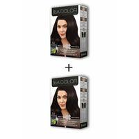 2X2 Tüp Krem Saç Boyası Seti Koyu Kahve No:3.0