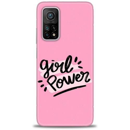 Xiaomi Mi 10T Pro Kılıf HD Baskılı Kılıf - Girll Power + Tam Ekran Koruyucu