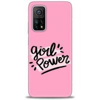 Xiaomi Mi 10T Pro Kılıf HD Baskılı Kılıf - Girll Power + Tam Ekran Koruyucu