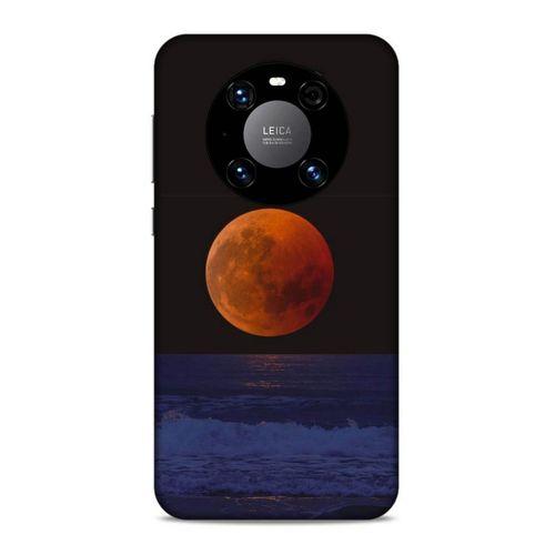 Lopard Huawei Mate 40 Pro Uyumlu Kılıf Gece'S (38) Neo Hybrid Kılıf Kızıl Ay
