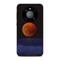 Lopard Huawei Mate 40 Pro Uyumlu Kılıf Gece'S (38) Neo Hybrid Kılıf Kızıl Ay