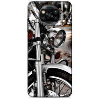 Xiaomi Redmi Poco X3 Uyumlu Kılıf Motorsiklet (49) Ultra Silikon Kılıf Harley
