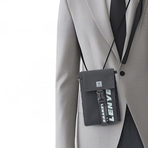 Lenyes LB582 Roamer Serisi Çok Amaçlı Su Geçirmez Polyester Kumaş Ayarlanabilir Omuz Askılı Çapraz Vücut Çantası