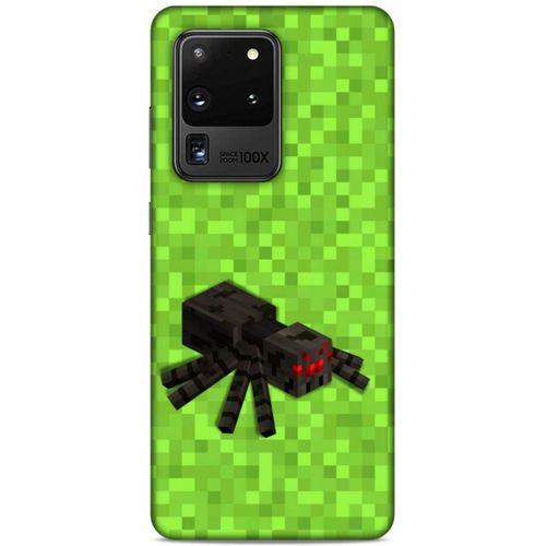Lopard Samsung Galaxy S20 Ultra Uyumlu Kılıf PiXel (13) Silikon Kap MC Spider