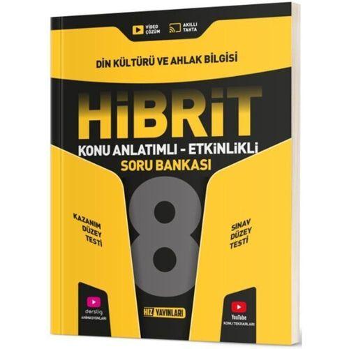8. Sınıf Din Kültürü ve Ahlak Bilgisi HİBRİT Konu Anlatımlı Etkinlikli Soru Bankası Hız Yayınları