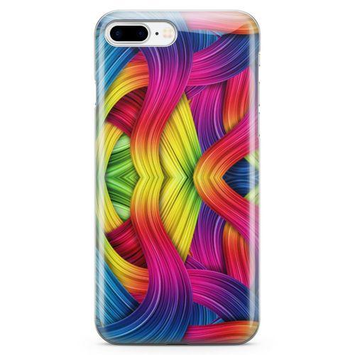 Apple iPhone 7 Plus Kılıf Moda Renkler Arka Kapak Koruma Desenli Full Koruyucu