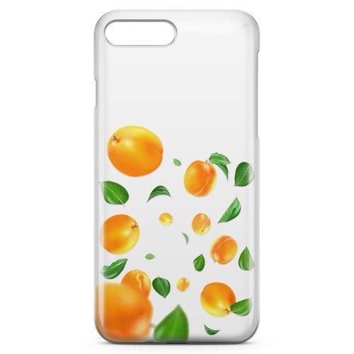 Apple iPhone 7 Plus Kılıf Kayısılar Arka Kapak Koruma Desenli Full Koruyucu